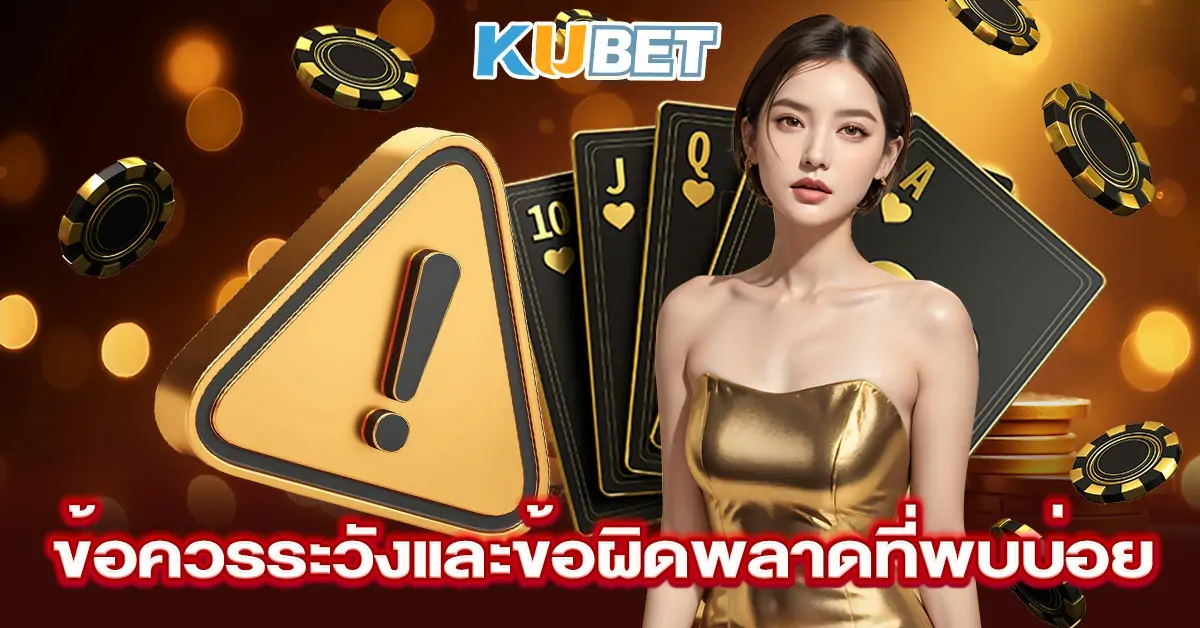 ข้อควรระวังและข้อผิดพลาดที่พบบ่อย